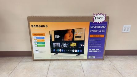 SAMSUNG 43” CRYSTAL UHD U7900F 2025 MODEL