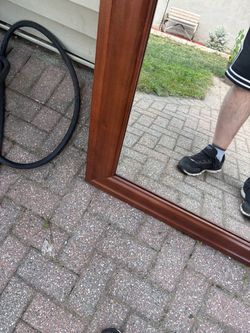 Wood Mirror