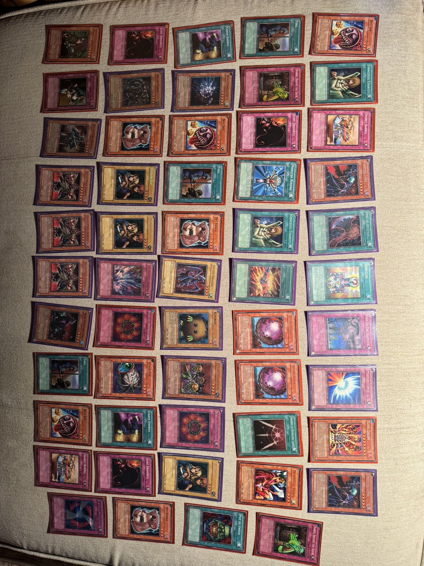 yugioh card sheet Yu-Gi-Oh! Pegasus Starter Deck (2003) Complete Set 9 1/4 x 11 1/2 Rare Yu-Gi-Oh Uncut Sheet CBLZ