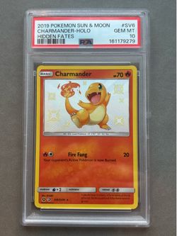 Charmander SV6/SV94 hidden fates shiny PSA 10 Pokémon card