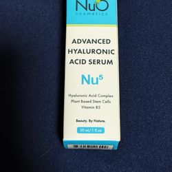 Nuorganic Advanced Hyaluronic Acid Serum Plant Based Stem Cells Vitamin B5 30ml