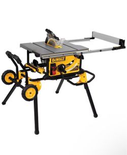 Dewalt 10” table saw with rolling stand