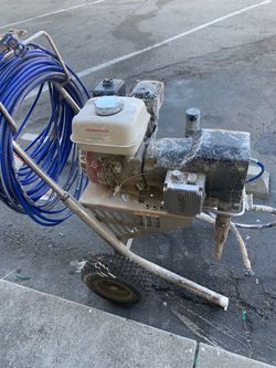 Gas-Powered Airless Paint Sprayer with Hose