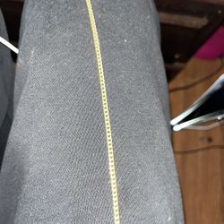 Gold 8 Inch Miami Cuban Bracelet 