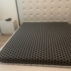 Italian platform bed California king 