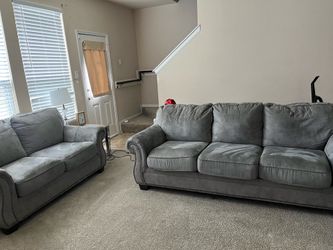 Sofa and love seat gray