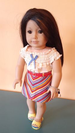 American girl doll with outfit