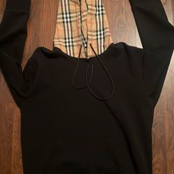 Men’s Black Burberry Hoodie