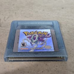 Pokemon Crystal Version Gameboy Color Nintendo Game Cartridge