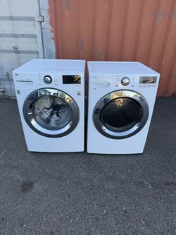 lg washer and dryer set