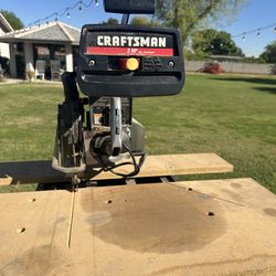 Craftsman radial saw & Ryobi drill press