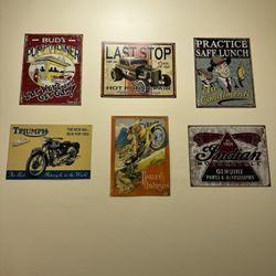 Vintage Metal Signs