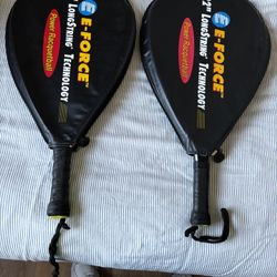 Five Ektelon Racquet’s $30.00 only for FIVE Racquets!