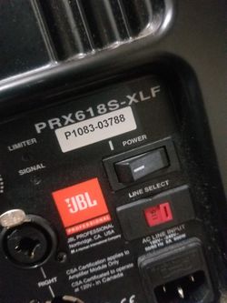 JBL Prx 618 Xlf for Sale in Queens NY OfferUp