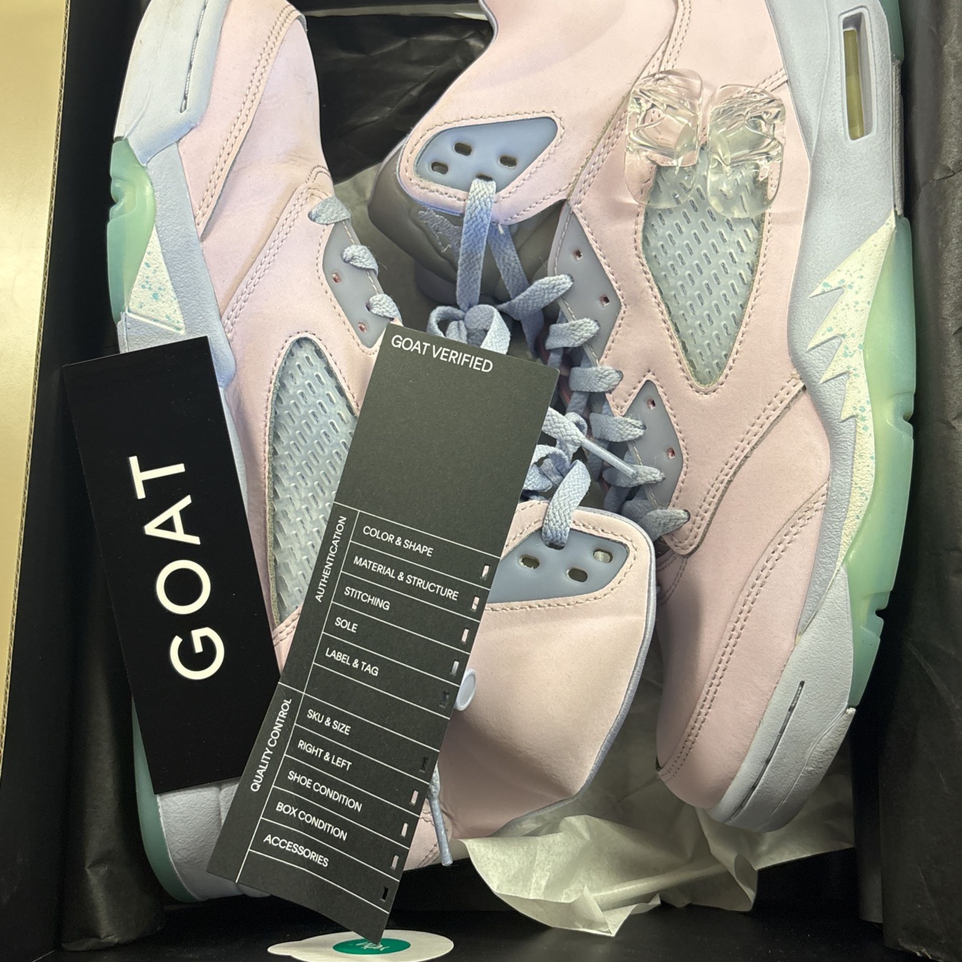 Jordan 5 Easter 2022 (GOAT VERIFIED) ONLY WORN ONCE!