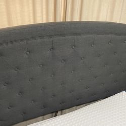 Queen Upholstered Bed Frame – Headboard + Footboard – $350