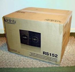 Brand New In Box Infinity Speakers - 2 Way Speakers Dual Tweeter Surround Sound