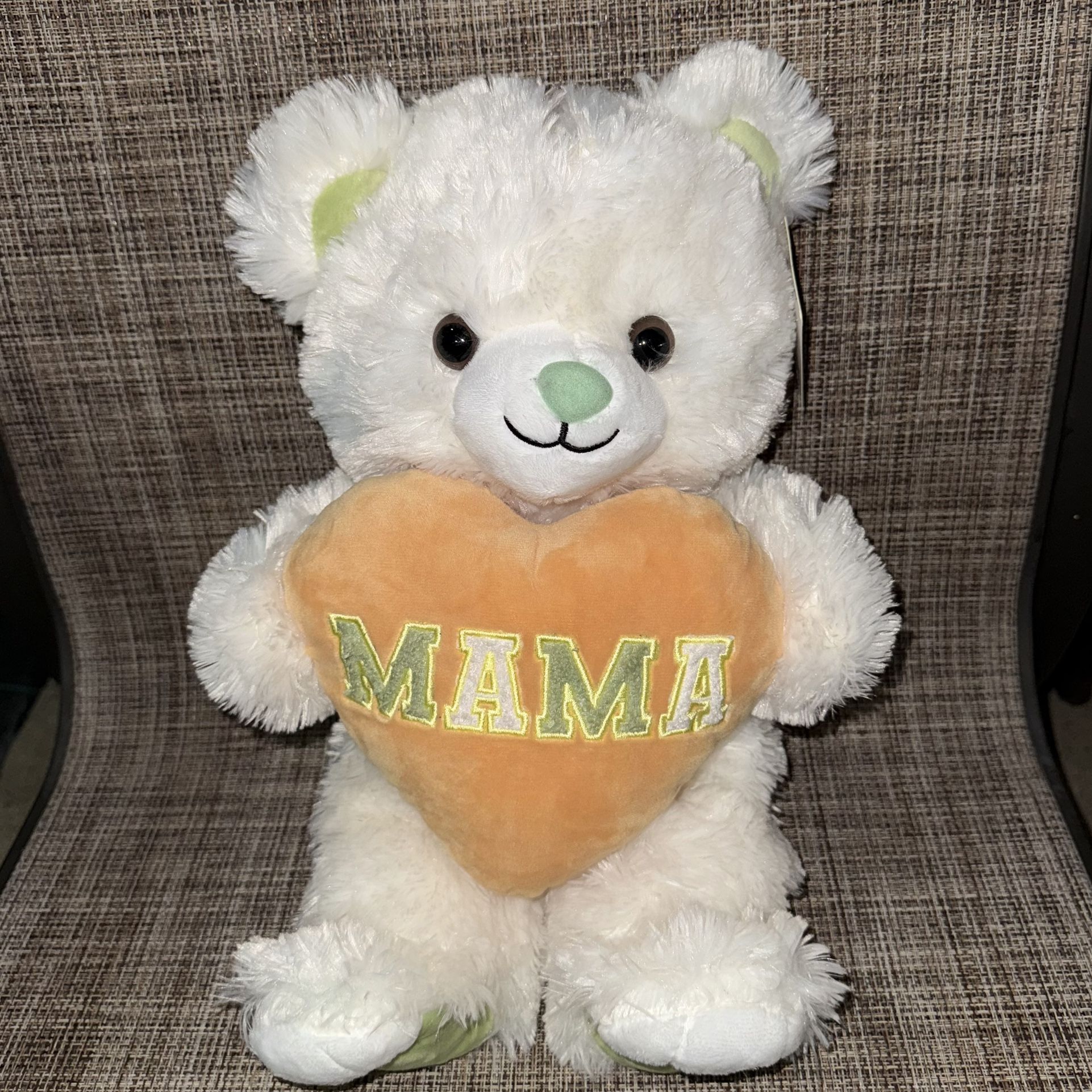 12.5in Bear Plush with Mama Heart (new with tags) 
