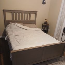 Full size bed frame (no mattress)