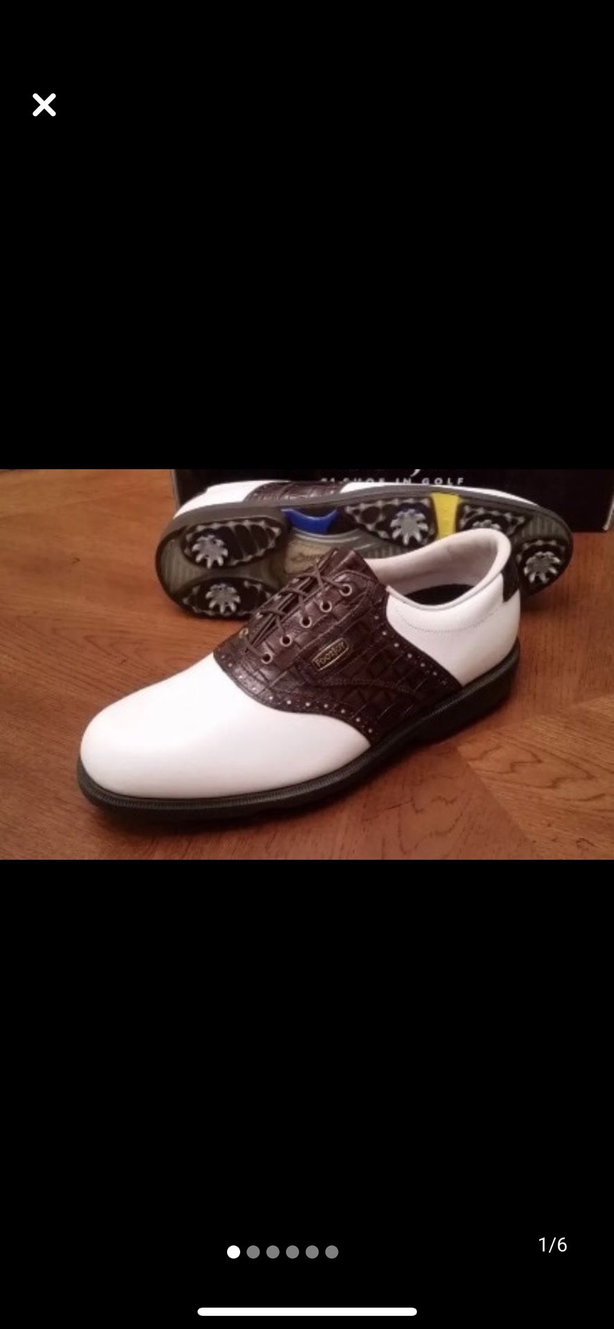 Footjoy Dryjoys Tour Aquaflex/ECL Mens Golf Shoes Size 11 1/2