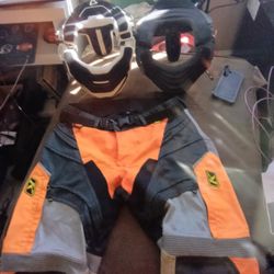 Motorcycle Gear Pants And Halo Devices For Your Helmet 