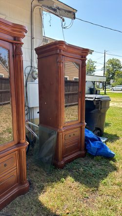 Large glass cabinets
