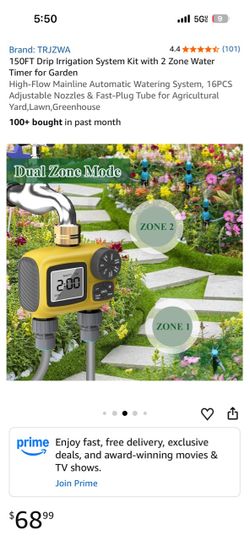 150ft Drip Irrigation system