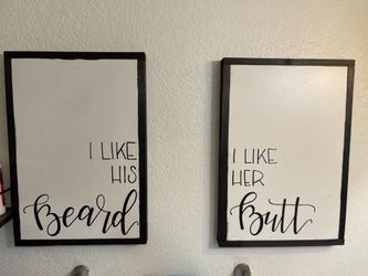 His & her wall decor