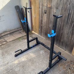 Squat Rack And Dip Station 