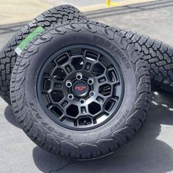 TRD PRO 17" Wheels rims and Tires Toyota 4Runner Tacoma FJ Cruiser