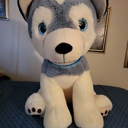 Large Husky Toy Dog 🐩  32"