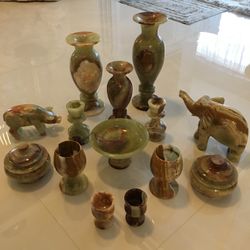 Onyx Figurine Pieces
