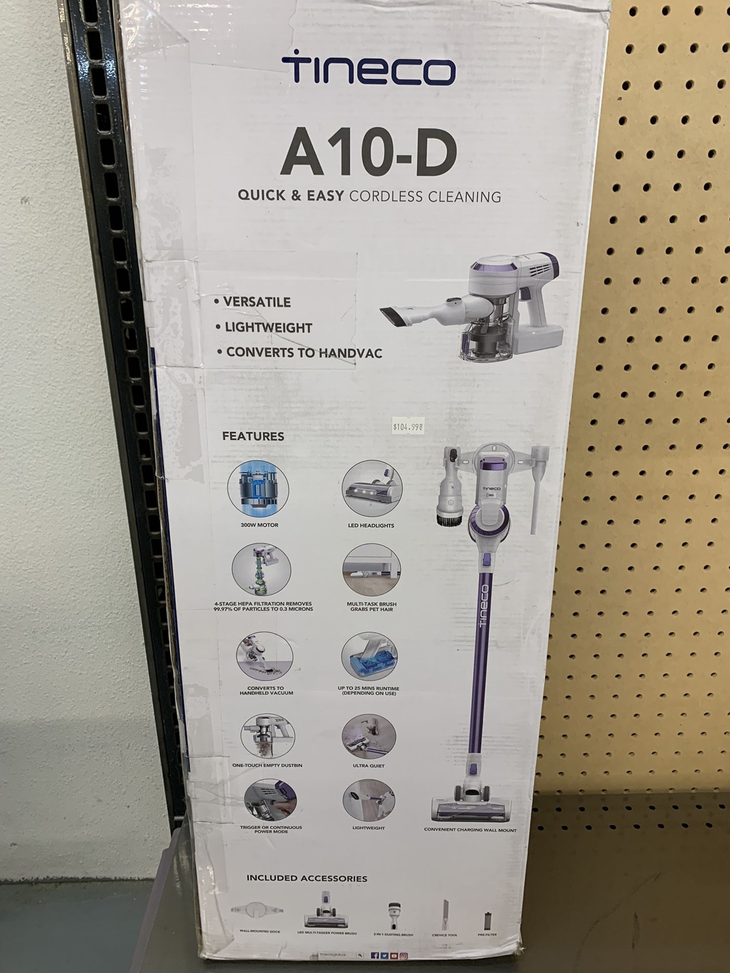 Tineco A10D Lightweight Cordless Stick Vacuum Cleaner for Sale in