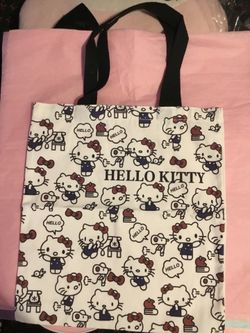 Hello kitty large tote bag