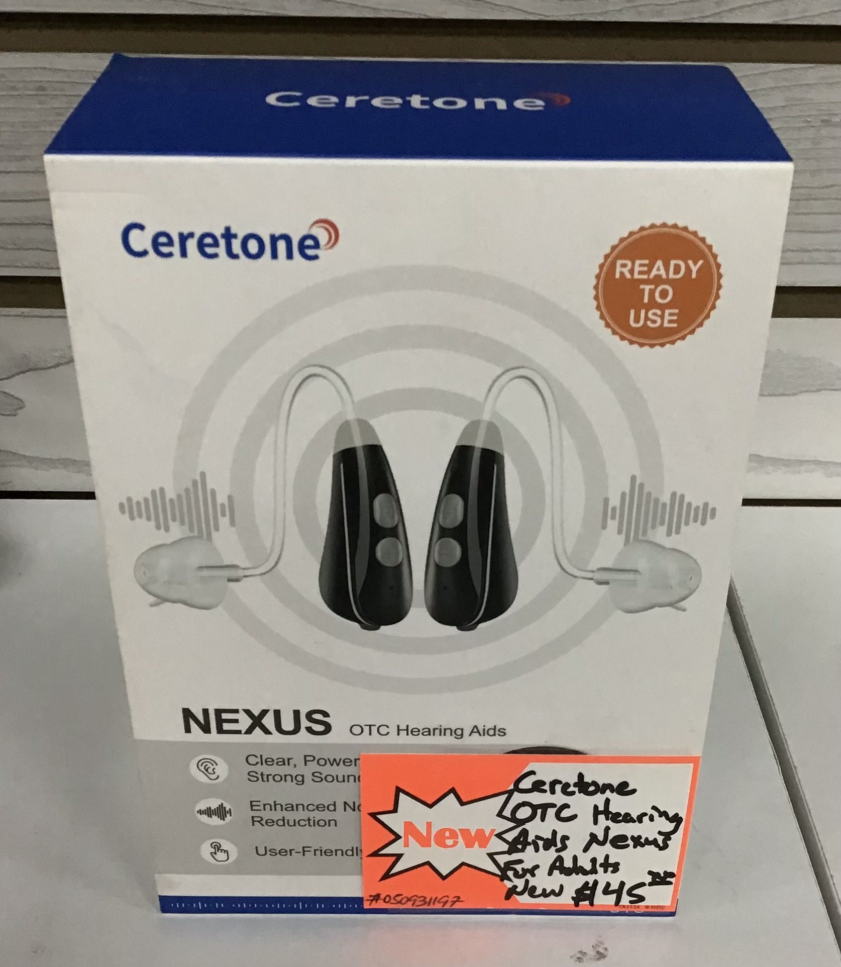 Ceretone OTC Hearing Aids Nexus For Adults Brand New