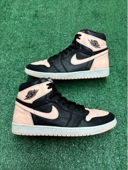 JORDAN 1 HIGH BLACK CRIMSON PINK SIZE 13