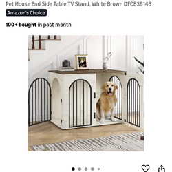 Dog crate / cage furniture