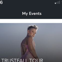 2  Pink Tickets For Sale  November 7th at MSG