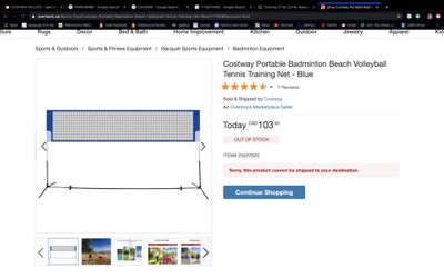 Portable 10x 5 training net with carry case