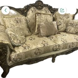 2 sofa set big and small  with pillow