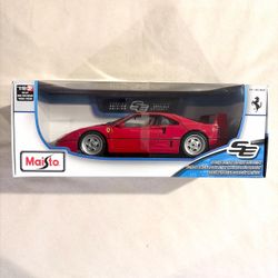 Brand New Ferrari F40 1987 Maisto Die Cast Special Edition