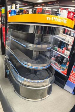 Gas station cooling fridge
