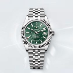 Sky-Dweller Oyster, 42 mm, Oyster steel and white gold Reference