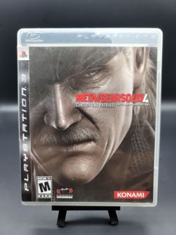 Playstation 3 Metal Gear Solid 4 ( No Manual  )