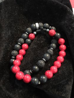 Stretch bead bracelets