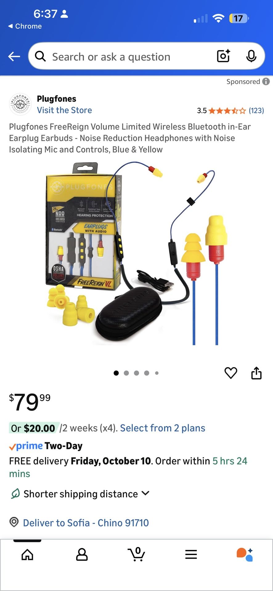 Free Reign VL Earplugs W/ Audio