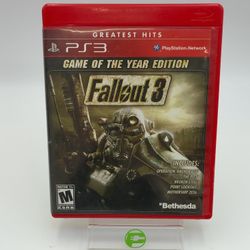 Fallout 3 [Game of the Year] (Sony PlayStation 3 PS3, 2009)
