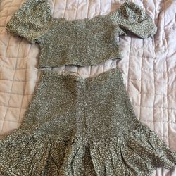 Brown,  Summer 2 Piece,  Medium 