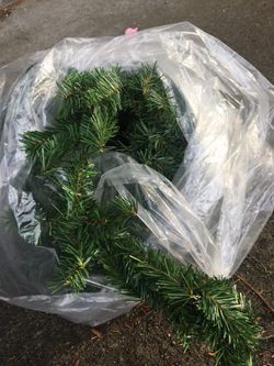 Artificial evergreen boughs