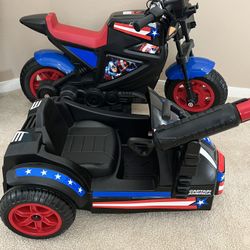 Marvel’s Captain America Motorcycle & Sidecar